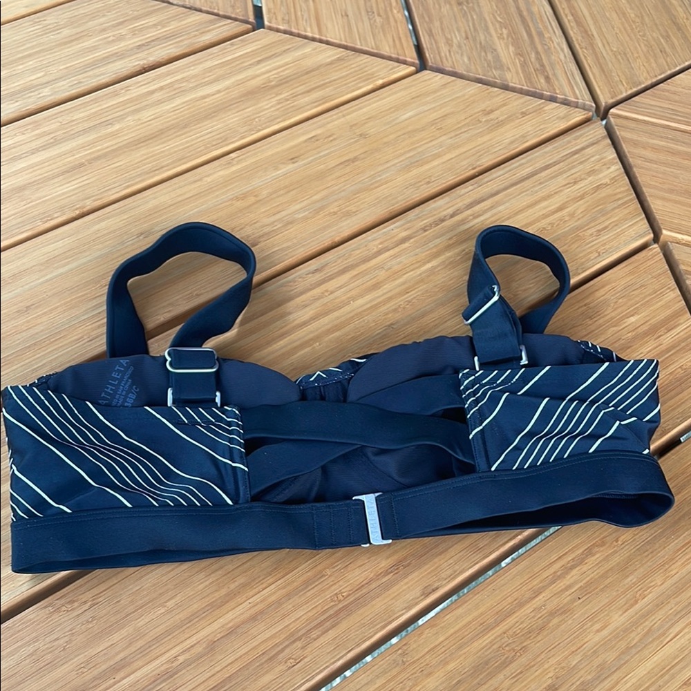 Athleta Black Striped bikini top - Picture 5 of 7